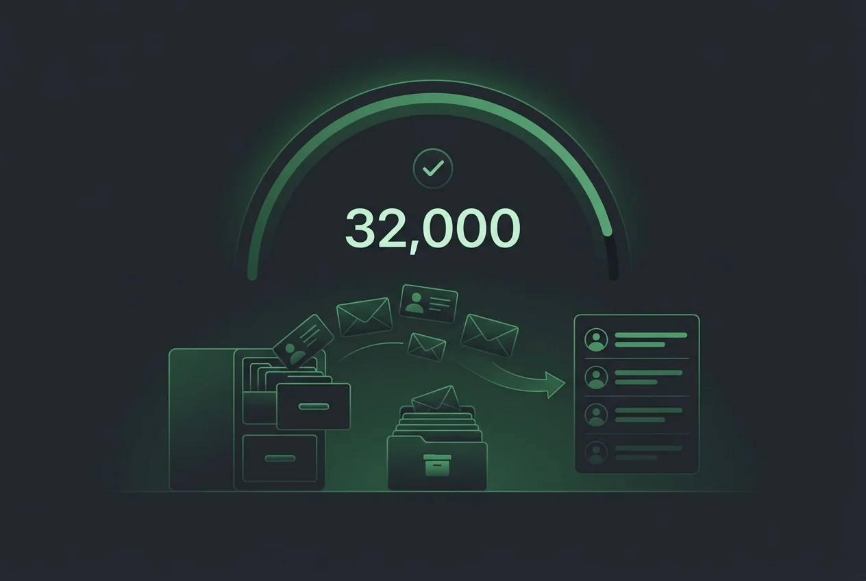 Bulk-unarchiving 32,000 contacts overnight using the Mailchimp Batch API